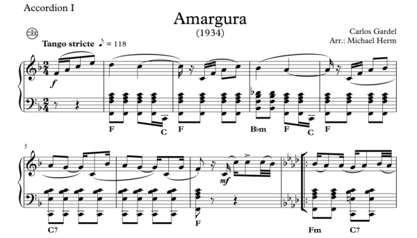 Amargura (Accordion Duo)