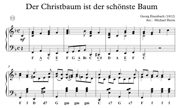 Der Christbaum ist der schönste Baum (Accordion Solo)