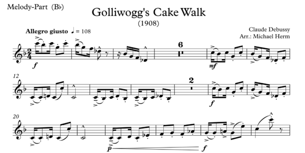 Golliwogg's Cake Walk (Trio)