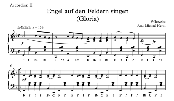 Engel auf den Feldern singen (Accordion Duo) – Bild 2