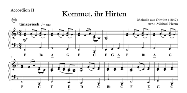 Kommet, ihr Hirten (Accordion Duo) – Bild 2