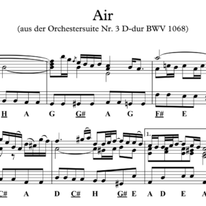 Bach – Akkordeon Noten